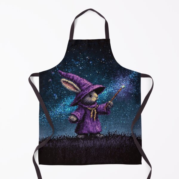 Item preview, Rabbit Wizard Pixel Art designed and sold by Kaos-Bit.