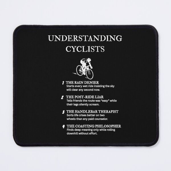 Item preview, Cyclist Definition Typography Design – Black designed and sold by PsyFlow35.