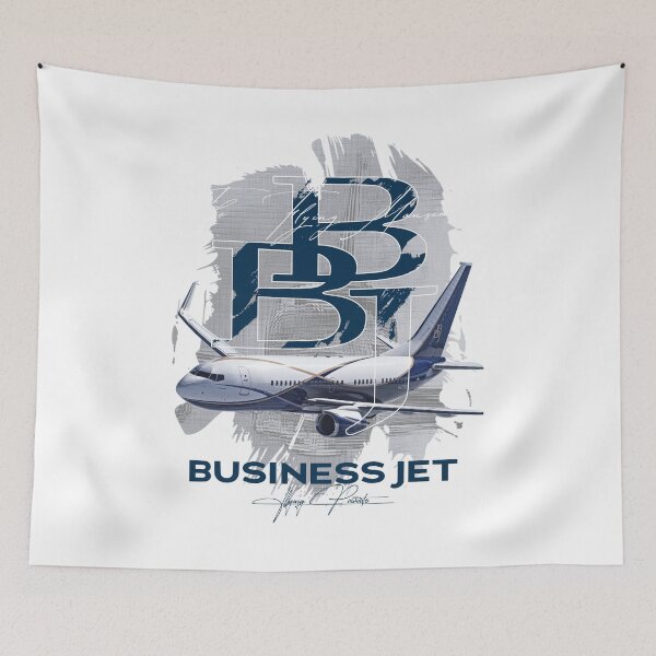 Item preview, Boeing Business Jet | MO2 | N839BA designed and sold by Dihedral Mockups.
