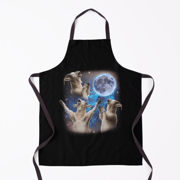 Item preview, Three Goats Howling At The Moon Weird Meme Goat Gear designed and sold by ridhi-glennon.