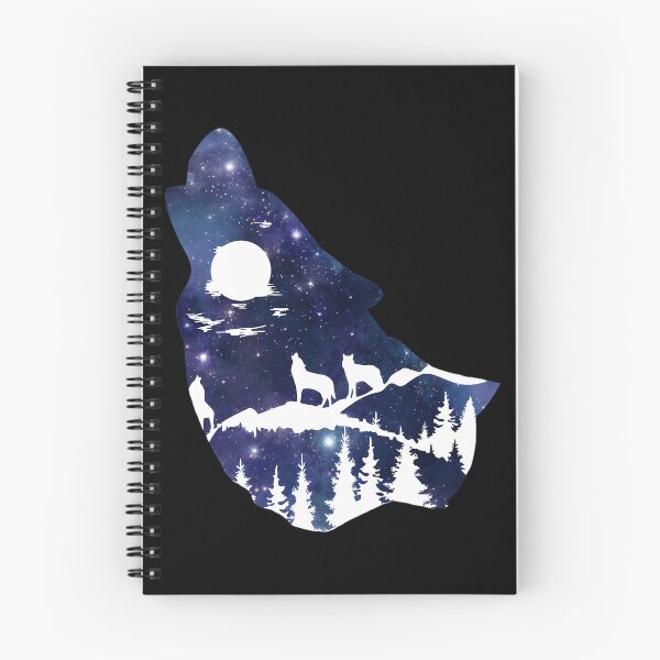 Item preview, Howling Wolf Silhouette Night Sky designed and sold by ridhi-glennon.