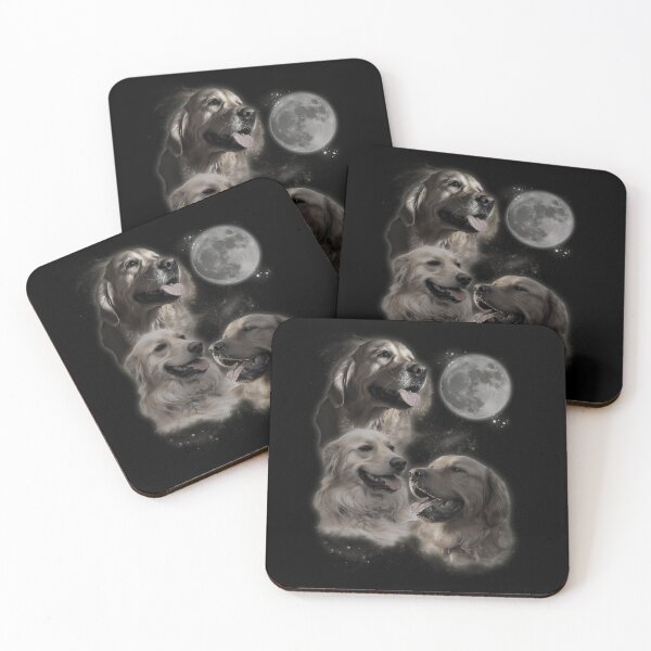 Item preview, Howling At The Moon- Funny Golden Retriever designed and sold by ridhi-glennon.