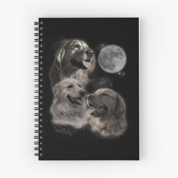 Item preview, Howling At The Moon- Funny Golden Retriever designed and sold by ridhi-glennon.