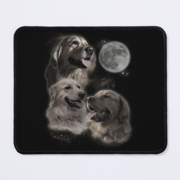 Item preview, Howling At The Moon- Funny Golden Retriever designed and sold by ridhi-glennon.