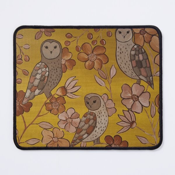 Item preview, Owls and Flowers designed and sold by jansimpressions.