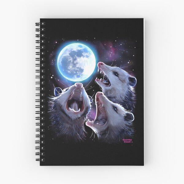 Item preview, Three Opossums Howling At The Moon Funny Possum designed and sold by ridhi-glennon.