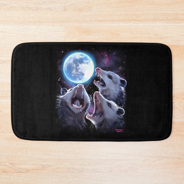 Item preview, Three Opossums Howling At The Moon Funny Possum designed and sold by ridhi-glennon.
