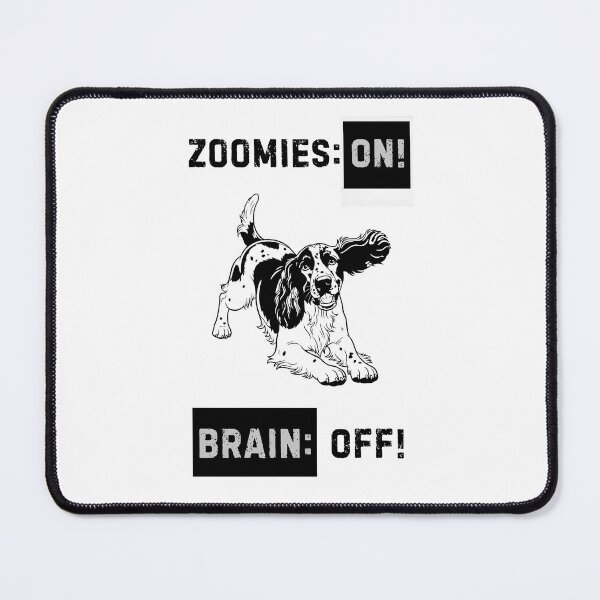 Item preview, Dog Brain: ON – Funny Minimalist Pet Owner Humor designed and sold by Panoramax.