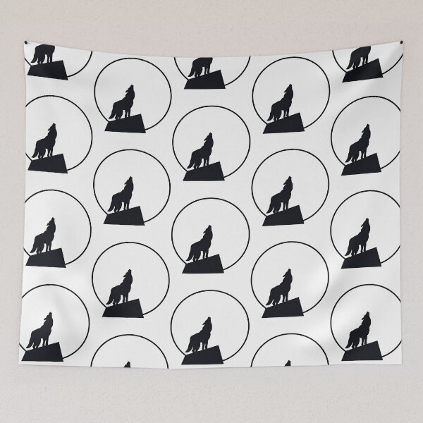 Item preview, Wolf Howling At The Moon designed and sold by ridhi-glennon.