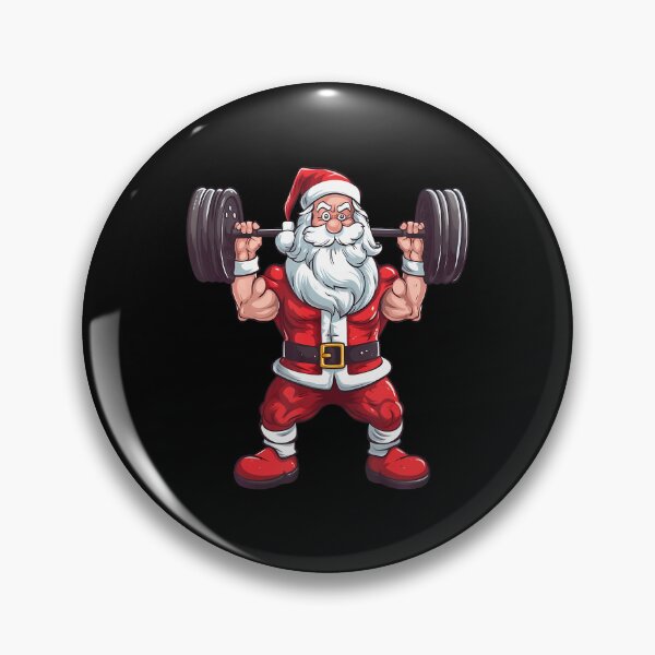 Item preview, Santa Weightlifting Funny Christmas Bodybuilder Gym Xmas Men designed and sold by ConnieDora.