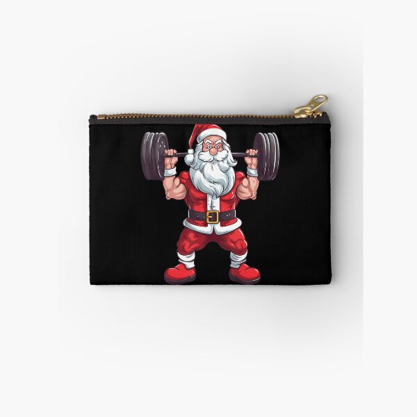 Item preview, Santa Weightlifting Funny Christmas Bodybuilder Gym Xmas Men designed and sold by ConnieDora.
