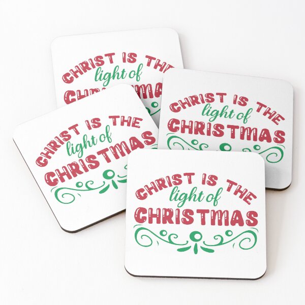 Item preview, Christ is the Light of Christmas - Religious Faith Quote designed and sold by FuzionRaptor.