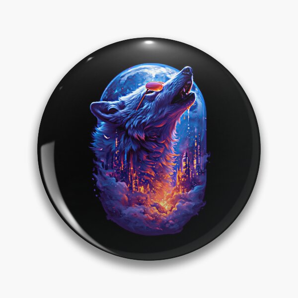 Item preview, Cool Wolf Howling designed and sold by ridhi-glennon.