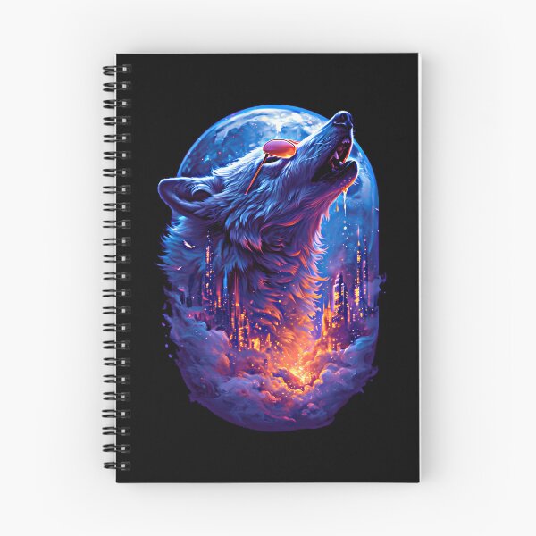 Item preview, Cool Wolf Howling designed and sold by ridhi-glennon.
