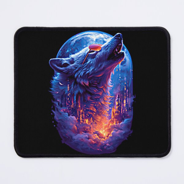 Item preview, Cool Wolf Howling designed and sold by ridhi-glennon.