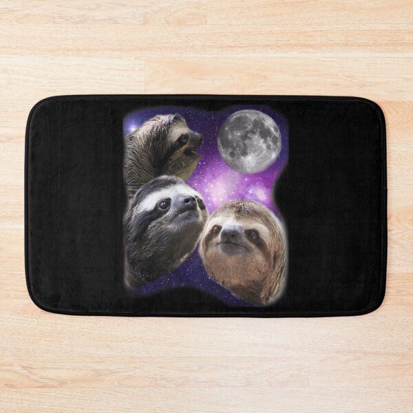 Item preview, Three Sloths Howling At The Moon Funny Parody  designed and sold by ridhi-glennon.