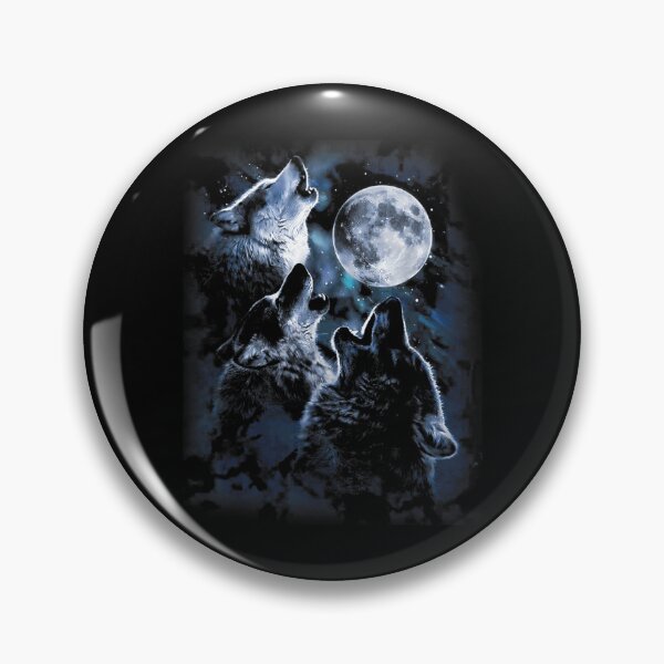 Item preview, Three Wolves Howling At The Moon - Mystical Wolf Pack designed and sold by ridhi-glennon.