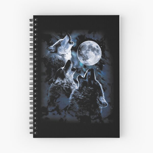 Item preview, Three Wolves Howling At The Moon - Mystical Wolf Pack designed and sold by ridhi-glennon.