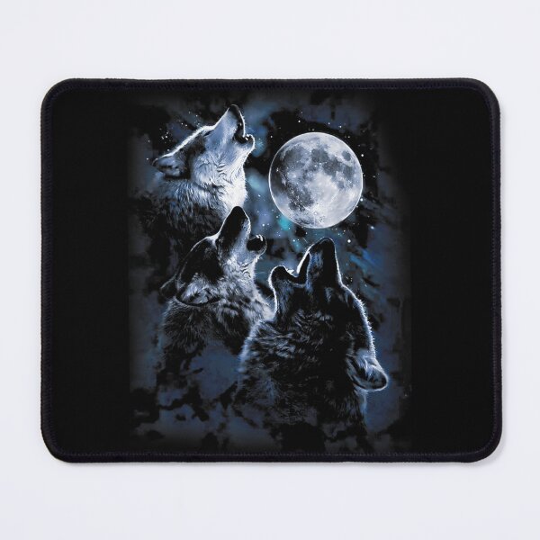 Item preview, Three Wolves Howling At The Moon - Mystical Wolf Pack designed and sold by ridhi-glennon.