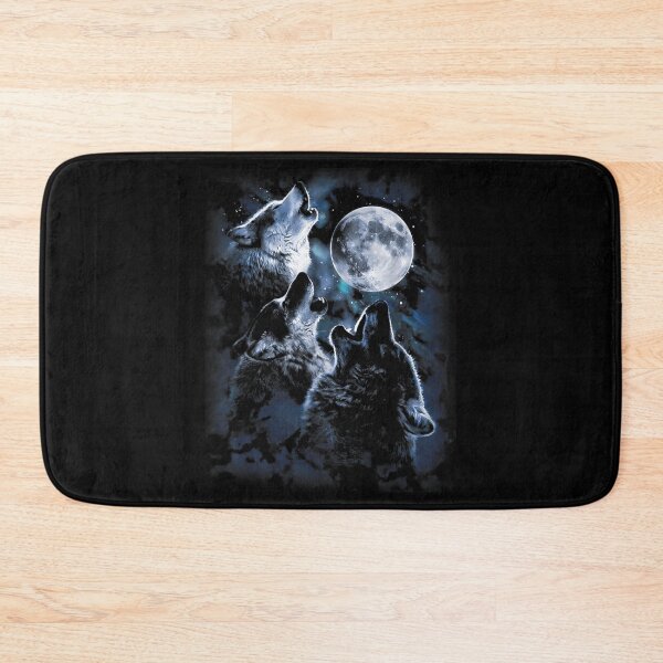 Item preview, Three Wolves Howling At The Moon - Mystical Wolf Pack designed and sold by ridhi-glennon.