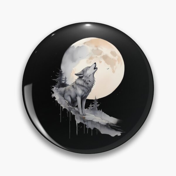 Item preview, Wolf Howling At The Moon designed and sold by ridhi-glennon.