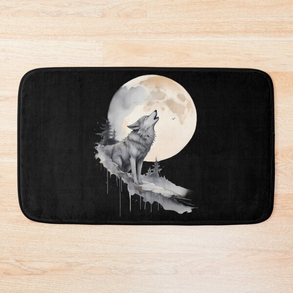 Item preview, Wolf Howling At The Moon designed and sold by ridhi-glennon.