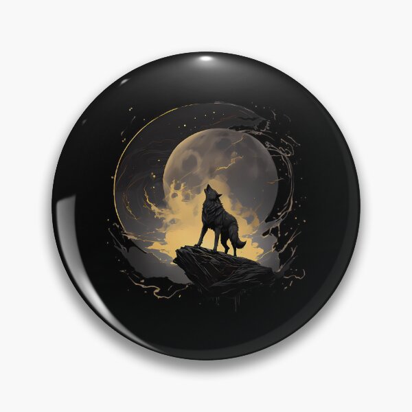 Item preview, Wolf Howling At The Moon designed and sold by ridhi-glennon.