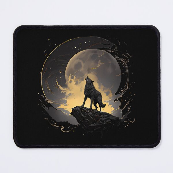 Item preview, Wolf Howling At The Moon designed and sold by ridhi-glennon.