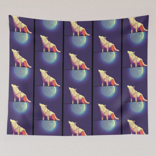 Item preview, Wolf Underneath The Moon designed and sold by ridhi-glennon.