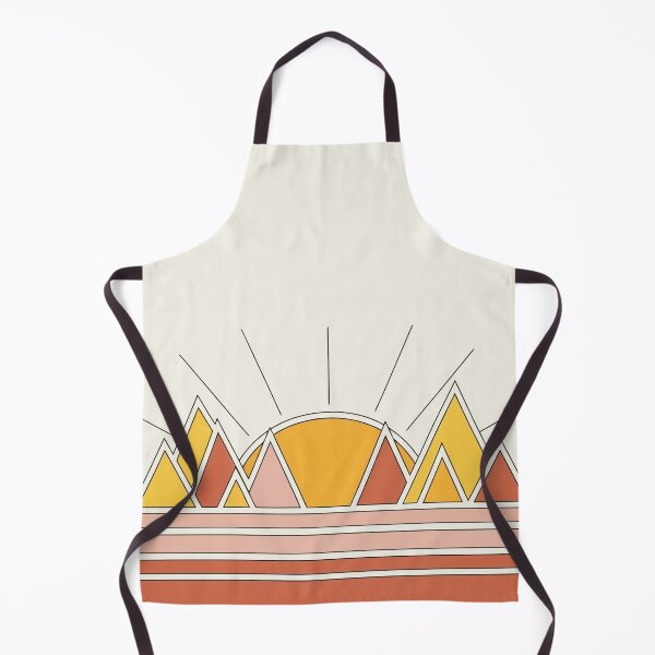 Item preview, Geometric Sunrise Harmony — Modern Abstract Landscape designed and sold by xmoudx.
