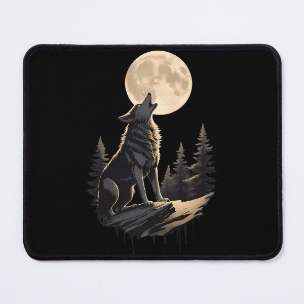 Item preview, Wolf Howling At The Moon designed and sold by ridhi-glennon.
