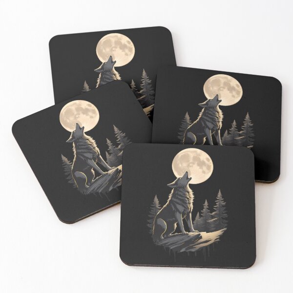 Item preview, Wolf Howling At The Moon designed and sold by ridhi-glennon.