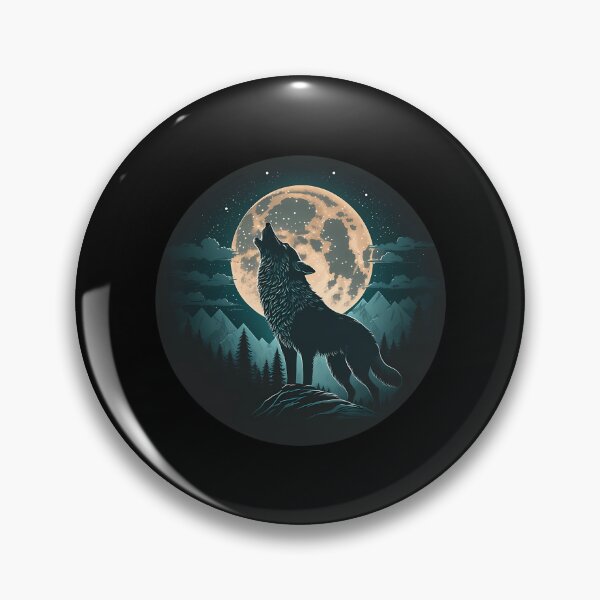 Item preview, Wolf Howling At The Full Moon designed and sold by ridhi-glennon.