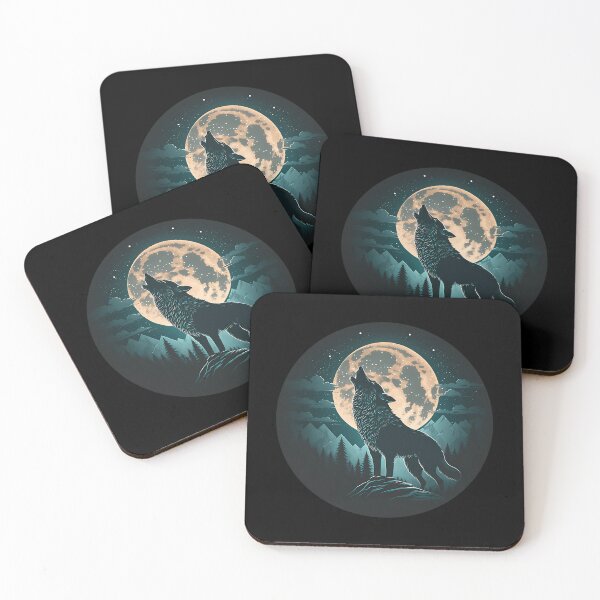 Item preview, Wolf Howling At The Full Moon designed and sold by ridhi-glennon.