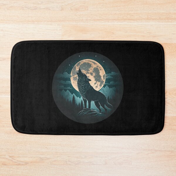 Item preview, Wolf Howling At The Full Moon designed and sold by ridhi-glennon.