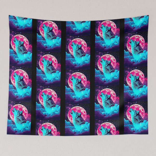 Item preview, Wolf Howling At The Moon designed and sold by ridhi-glennon.