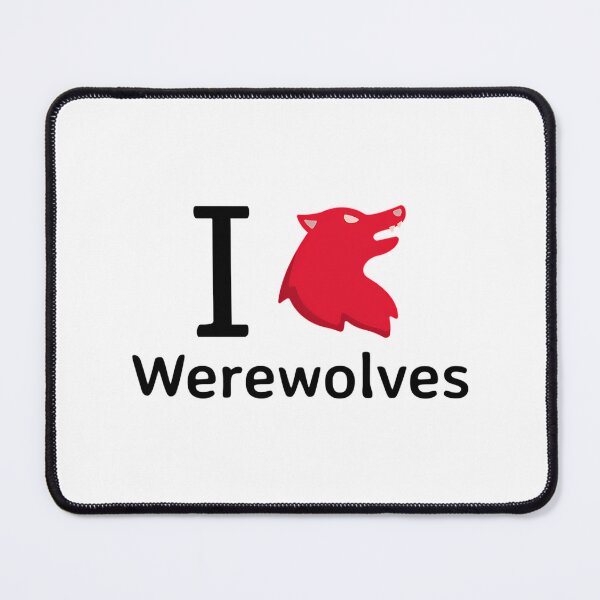 Item preview,  I Love Werewolves Heart Wolf Funny Werewolf Halloween designed and sold by ridhi-glennon.