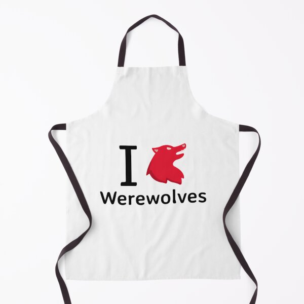 Item preview,  I Love Werewolves Heart Wolf Funny Werewolf Halloween designed and sold by ridhi-glennon.