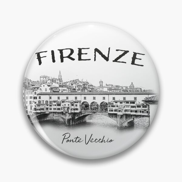 Item preview, Ponte Vecchio (black letters on white background) designed and sold by Doug's Landing.