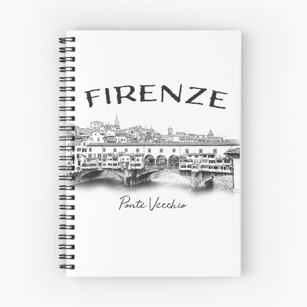 Item preview, Ponte Vecchio (black letters on white background) designed and sold by Doug's Landing.