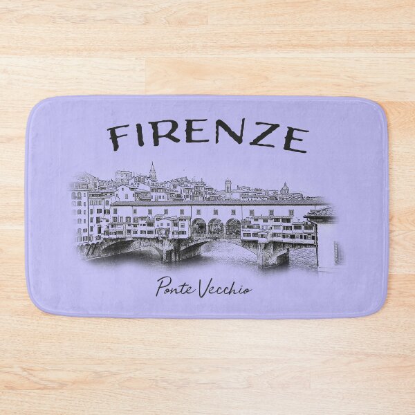 Item preview, Ponte Vecchio (black letters on white background) designed and sold by Doug's Landing.