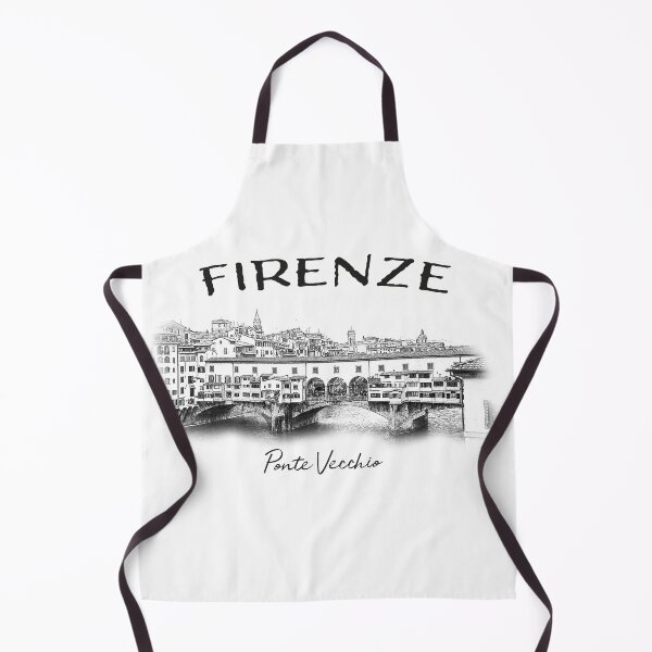 Item preview, Ponte Vecchio (black letters on white background) designed and sold by Doug's Landing.