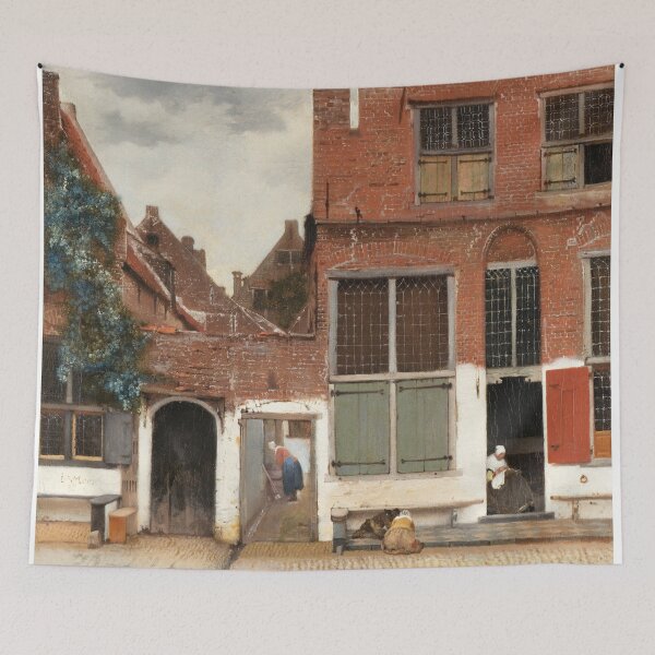 Item preview, HD little Street, by Johannes Vermeer HIGH DEFINITION designed and sold by MINDTHECHERRY.