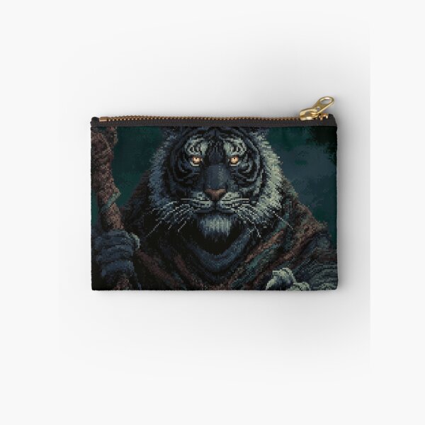 Item preview, Dark Tiger Wizard Pixel Art designed and sold by Kaos-Bit.