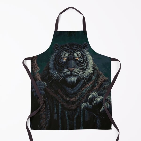 Item preview, Dark Tiger Wizard Pixel Art designed and sold by Kaos-Bit.
