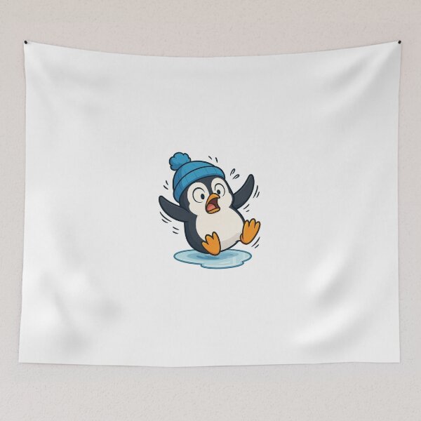 Item preview, Penguin Slipping on Ice designed and sold by Napini.