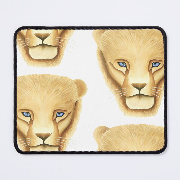 Item preview, Lion head portrait design colourful bigcat handmade unique artwork gift designed and sold by Arniesart85.