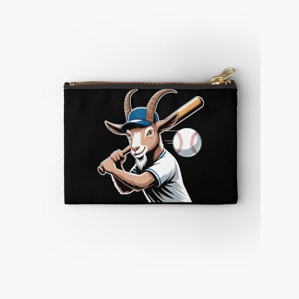 Item preview, Goat Baseball Batter Swing Ballplayer Mascot designed and sold by PatsyMargie.