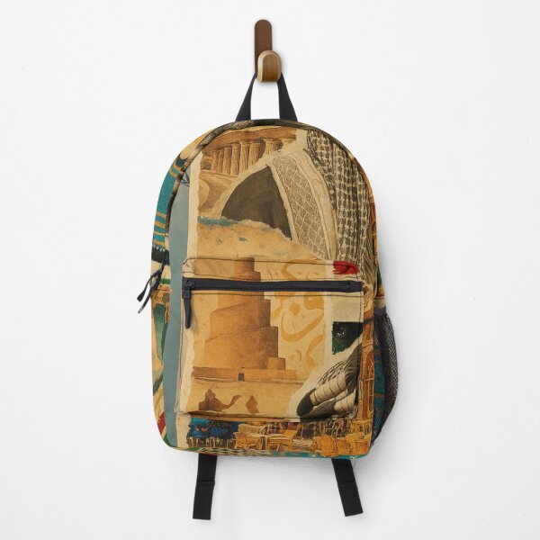 Item preview, Vintage Collage from Iraq – Mesopotamian Heritage and Tribal Identity designed and sold by NorthernDk_art .