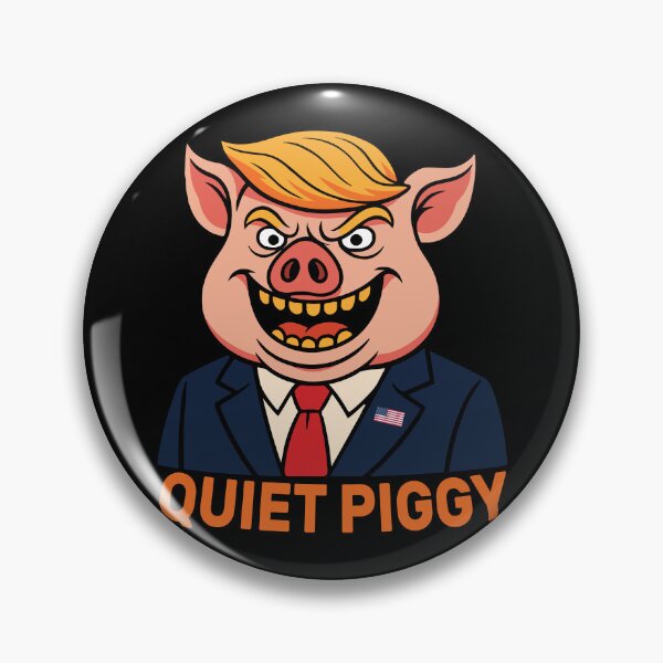 Item preview,  Quiet Piggy Political Anti Trump designed and sold by IsDesignHub.